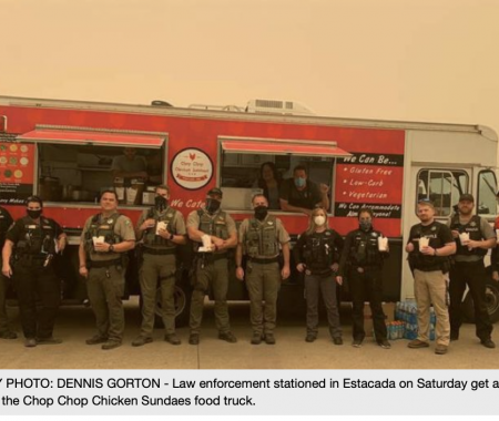 Chop Chop Chicken Sundaes Serves First Responders and Wildfire Evacuees