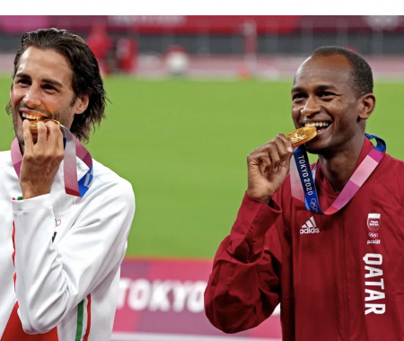 High Jump Competitors Choose Kindness at the Tokyo Olympics