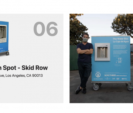 501CTHREE Launched It’s Sixth Water Box on Skid Row in LA